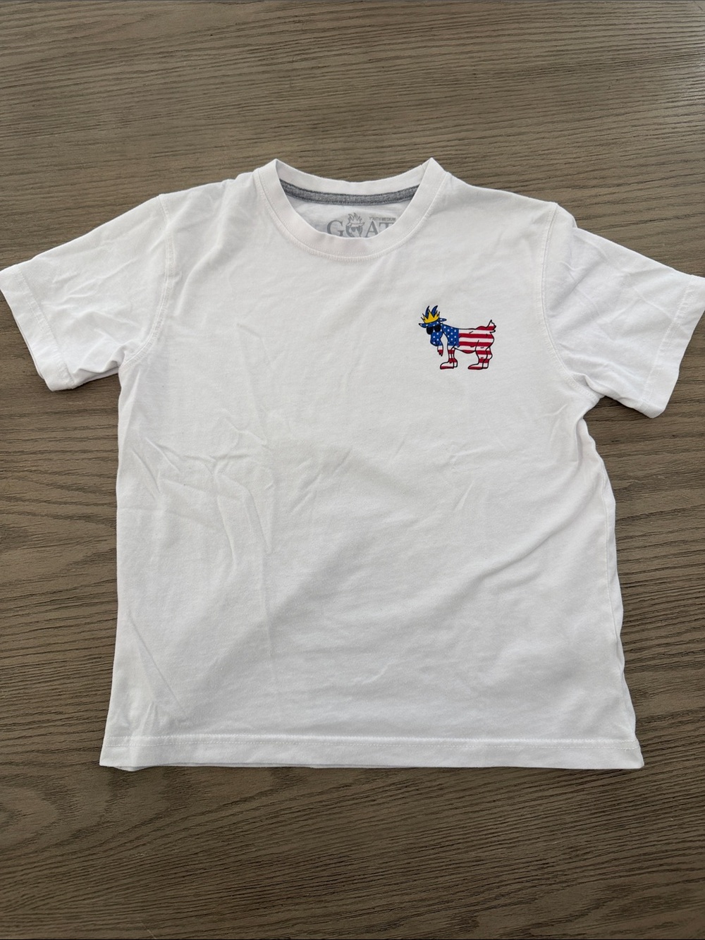 Kids (sz Y Medium)  GOAT USA Kids' Freedom T-Shirt